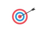 Bulls eye target illustration