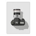 Illustrated digital camera from a top-down Royalty Free Stock Photo