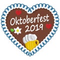 gingerbread heart Oktoberfest 2019