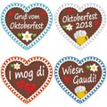 gingerbread hearts Oktoberfest 2018