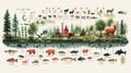 Illustrated Guide to Wildlife, A Visual Exploration of Diverse Species