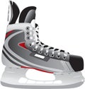 Illustrated ice hockey skate Royalty Free Stock Photo