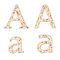 Illustrated letter A