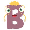 Illustrated Letter B Royalty Free Stock Photo