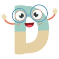 Illustrated Letter D