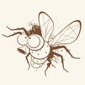 Illustrated mosquito