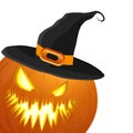 halloween pumpkin with hat