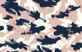 Seamless camouflage repeat pattern