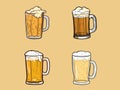 Illustrated Temptations of a Cup of Beer