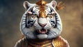 illustrated tiger character