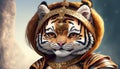 illustrated tiger character