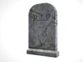 Illustrated Tombstone Royalty Free Stock Photo