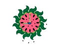 Illustrated Watermelon Clock