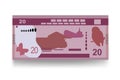Sri Lanka money set bundle banknotes. Money bag 20 Rs.