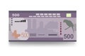 Sri Lanka money set bundle banknotes. Money bag 500 Rs.