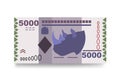 Tanzania money set bundle banknotes.
