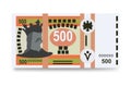 Moldova money set bundle banknotes.