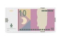 North Macedonia money set bundle banknotes.