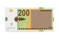 North Macedonia money set bundle banknotes.