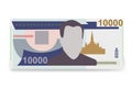 Laos money set bundle banknotes Royalty Free Stock Photo