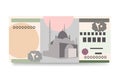 Egypt, Gaza Strip money set bundle banknotes.