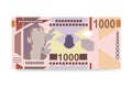 Guinea money set bundle banknotes.