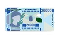 Guinea money set bundle banknotes.