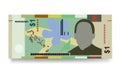 The Bahamas money set bundle banknotes.