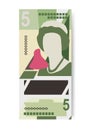Anguilla, Antigua and Barbuda, Dominica, Grenada, Montserrat, Saint money set bundle banknotes.
