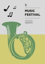 Helicon. Music festival poster.