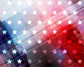 Illustration of abstract American Flag for Independence Day. fla Royalty Free Stock Photo