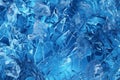 Abstract background of blue ice cubes Royalty Free Stock Photo