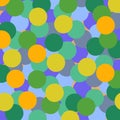 illustration of an abstract background with circles.