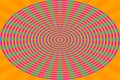 Illustration Abstract hypnotics psychadelic multi colored checkered texture pattern. Colorful nice abstract circle