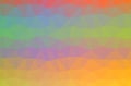 Illustration of abstract low poly red, orange, green and blue horizontal background. Royalty Free Stock Photo