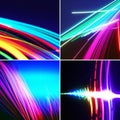 Abstract multicolored spectrum background