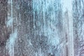 Illustration of an abstract scratched blue background