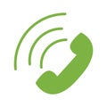Illustration Active Call Icon For Personal And Commercial Use. Royalty Free Stock Photo