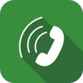 Illustration Active Call Icon For Personal And Commercial Use. Royalty Free Stock Photo