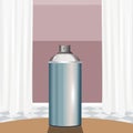 Illustration of air freshener spray