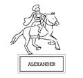 Illustration of Alexander