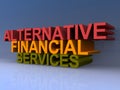 Alternative financial services sign