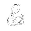Ampersand lettering
