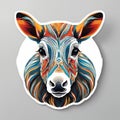 illustration animal sticker
