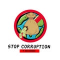 illustration of the anti-corruption movement