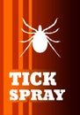 Anti mite spray label