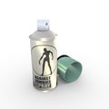 Illustration of anti zombies spray with cap