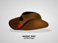 Illustration of Anzac Day background