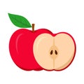This is an illustration of an apple