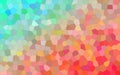 Illustration of aqua and red bright Little hexagon background.